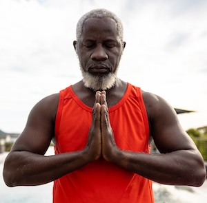 Older Gay Man meditation